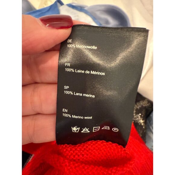 Perfect Moment Chopper Sweater Red Navy Blue NWT - Size M - Picture 3 of 9